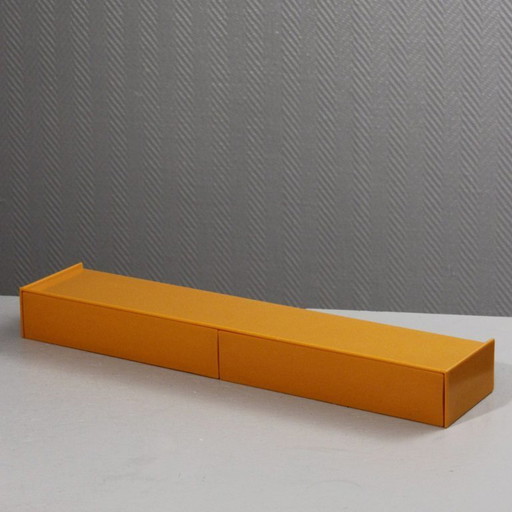 Grosfillex Wandregal aus ABS-Kunststoff mit Schubladen im Space-Age-Design der 1970er Jahre