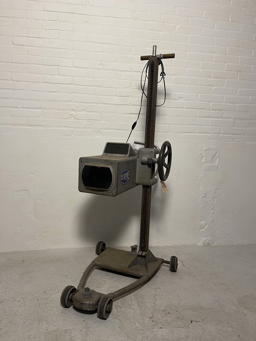 Hella Scheinwerfer Vintage Industrie Retro Stehlampe Stehlampe in