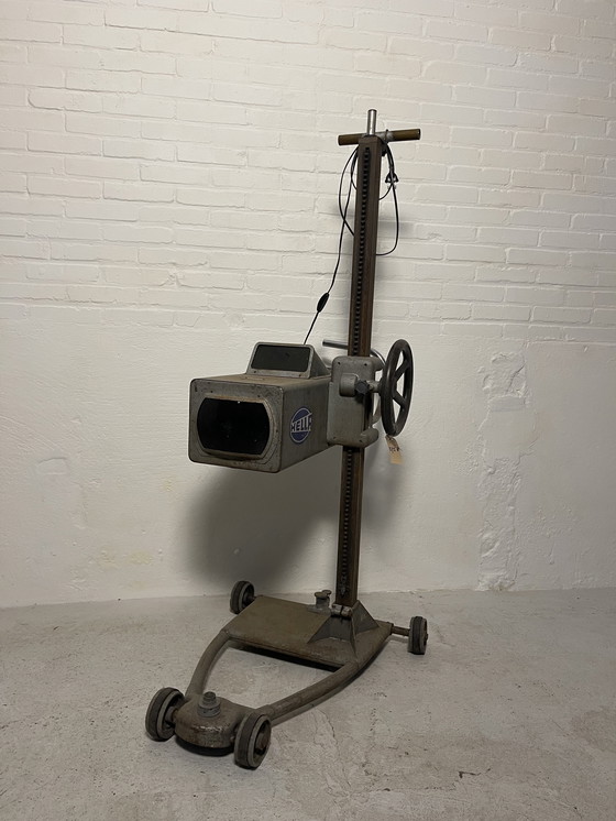 Image 1 of Lampada da terra retrò industriale vintage con faro Hella