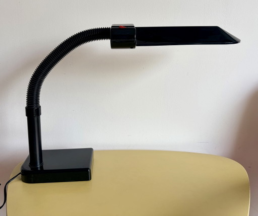Lampada da scrivania/tavolo vintage Sylvania degli anni '80 – bureaulampen, Metal, Plastic