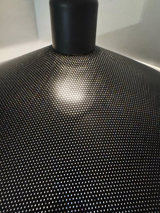 Image 1 of Lámpara colgante de metal microperforado de los años 60
