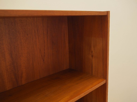 Image 1 of Teakhouten boekenkast, Deens ontwerp, jaren 70, vervaardigd door Clausen & Søn