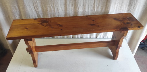 Massivholzbank – Mitte des 20. Jahrhunderts