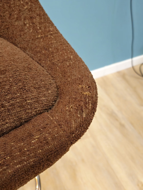 Image 1 of Tabouret de bar vintage chromé style futuriste