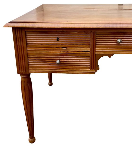 Image 1 of  Bureau plat DIRECTOIRE style Louis XVI