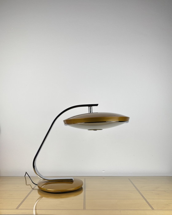 Image 1 of Brutalist Fase 520C Table Lamp by Luis Pérez de la Oliva 1960s-1970s, Spain, Mid-Century, Space Age, Industrial Design
