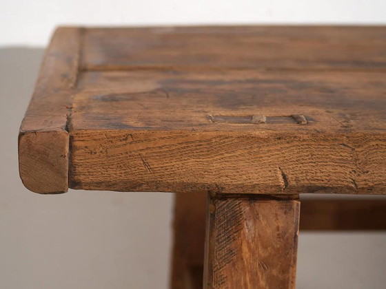 Mesa consola escritorio antigua (c.1920) #30, Madera, Marrón (foto 27 de 27)