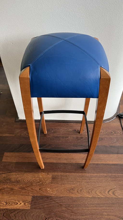 Montis Octopus Barkruk blauw 80 cm