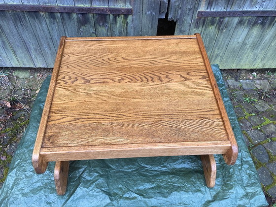 Image 1 of Brutalist Chalet Coffee Table - Solid Oak