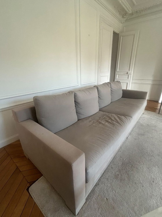 Canapé Christian Liaigre – Modèle Océan – 4 places – 280 cm – Canapés 3 places, Textile (photo 3 of 7)