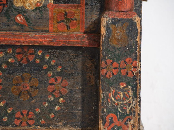 Antique painted chest (c.1870) #28 – Chest of drawers (photo 31 of 40)