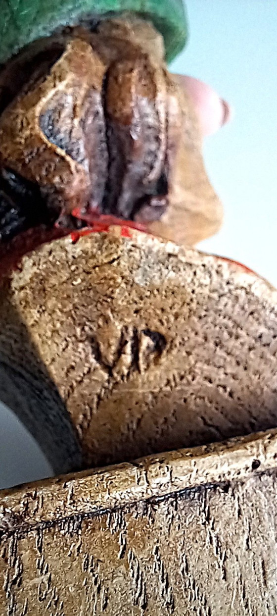 Image 1 of Tijl en Nele Uilenspiegel – Boekensteunen (2) – Arbopanda – Made in Belgium – ca. 1960–1970