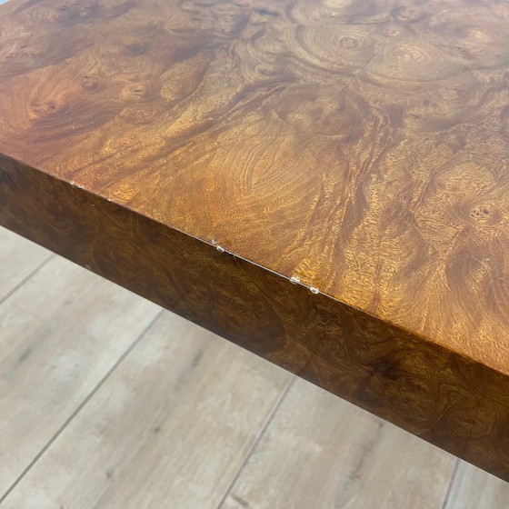 Image 1 of Art Deco coffee/bar table in burr wood – 1930s/1940s