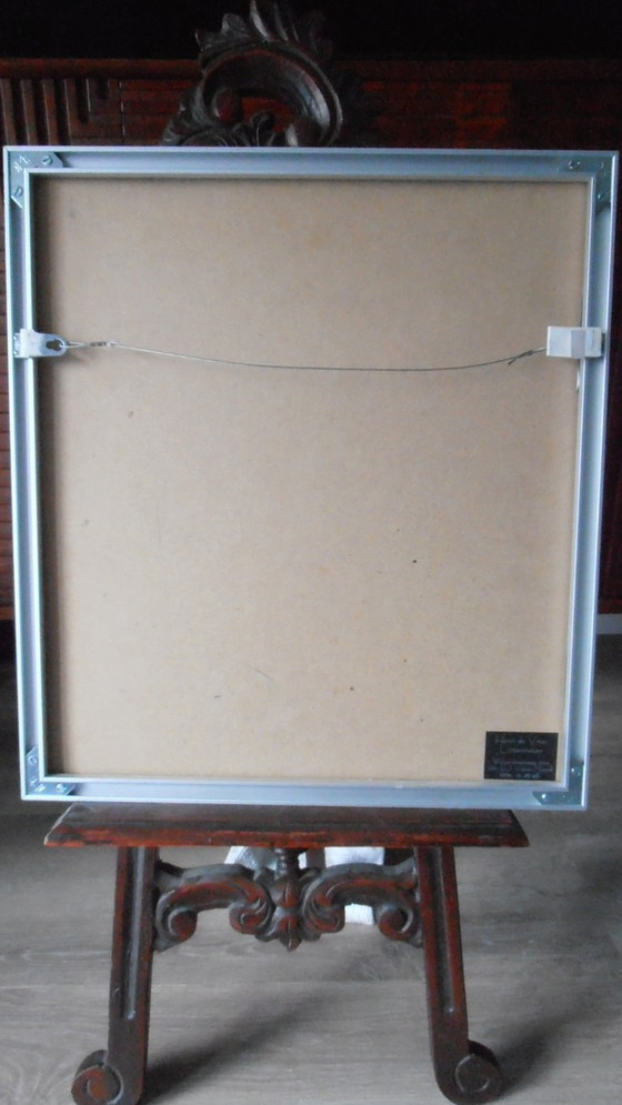 Image 1 of Siebdruck „Strand“, Michel Paut, signiert, 1991