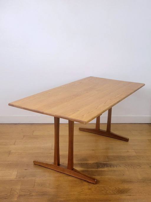 Vintage Børge Mogensen C18 Shaker table for FDB Møbler, Denmark 1965
