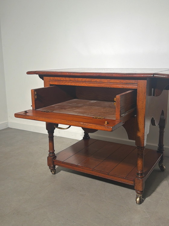 Image 1 of Klaptafel met lade