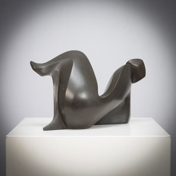 Image 1 of Abstract Bronze Female Sculpture by Francine Govers, 1990s