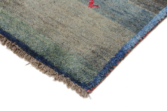 Image 1 of Original Persian carpet Gabbeh Ghashghai Oriental carpet 206 cm x 164 cm Old Natural