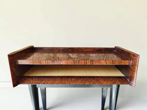 Comodino in palissandro anni '60 – Comodini, Wood, Brass, Art Deco (photo 10 of 14)