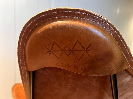 Image 1 of Butterfly Leather Vlinderstoel | Cognac