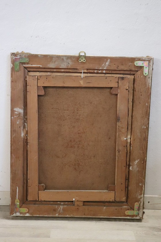 Image 1 of Pintura al óleo sobre lienzo, María Magdalena en oración, siglo XIX