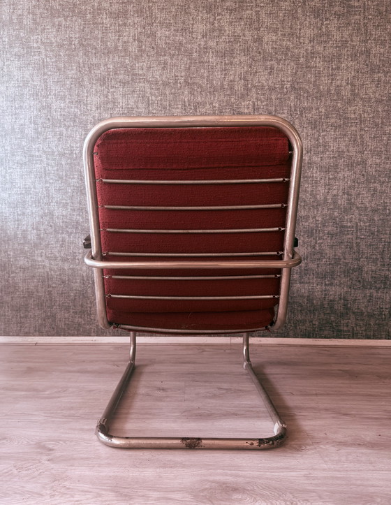 Image 1 of Rare L. vd Vlught (Gispen) Armchair, Model VI-A-138, 1931-