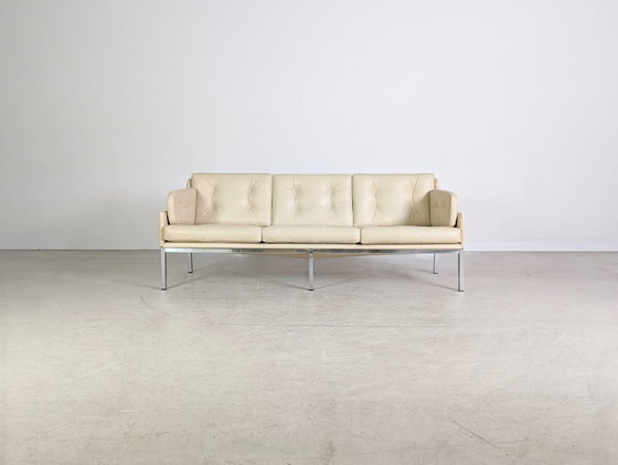 Image 1 of Original Roland Rainer Leder Sofa Couch WK Wohnen Wien 1980