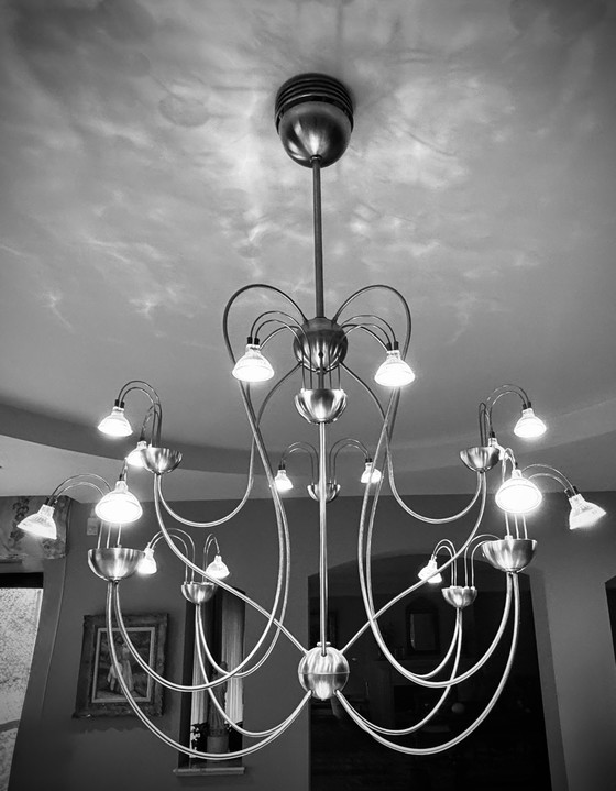 Lampadario sublime in acciaio inossidabile – Lampade a sospensione, Aluminium, Glass (photo 8 of 10)