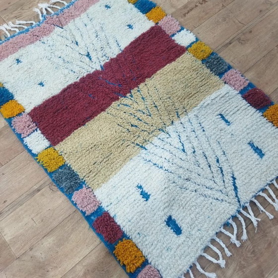 Image 1 of Elegant Berberkleed – Handgemaakt van natuurlijke wol (140 × 100 cm)