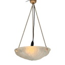 Art Deco - Ceiling fixture - France - In the style of Degue - Matt glass