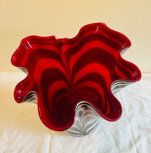 Set of vintage Italian designer vases - Empoli art glass (ca. 1970)