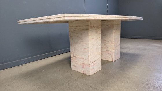 Image 1 of Vintage marble dining table, 1970s