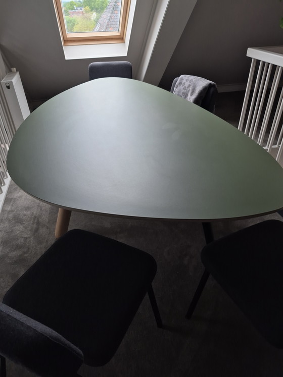 Image 1 of Green circlip dining table by Castelijn