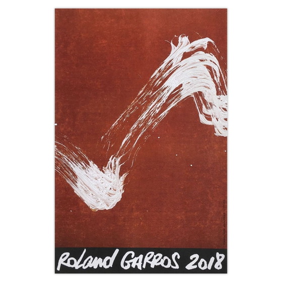 Image 1 of Cartel oficial de ROLAND-GARROS Fabienne Verdier 2018
