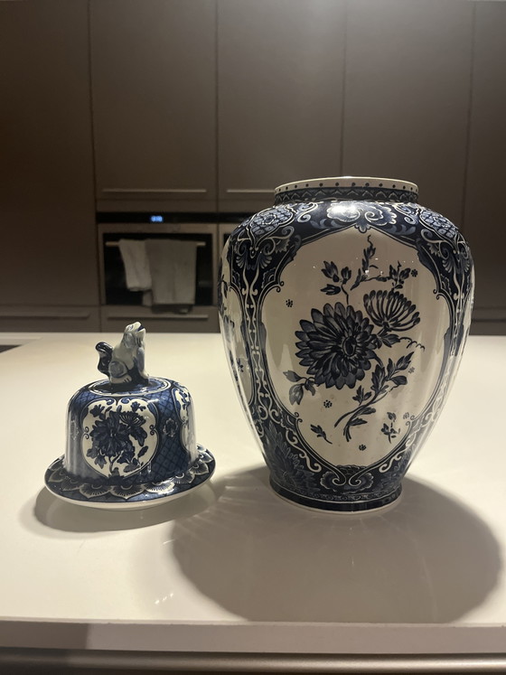 Delft Blue – royal sphinx by Boch, Vases, Ceramic (photo 6 of 6)