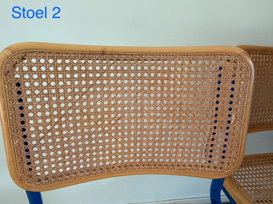 Image 1 of Rare blue Breuer style Cesca Chair