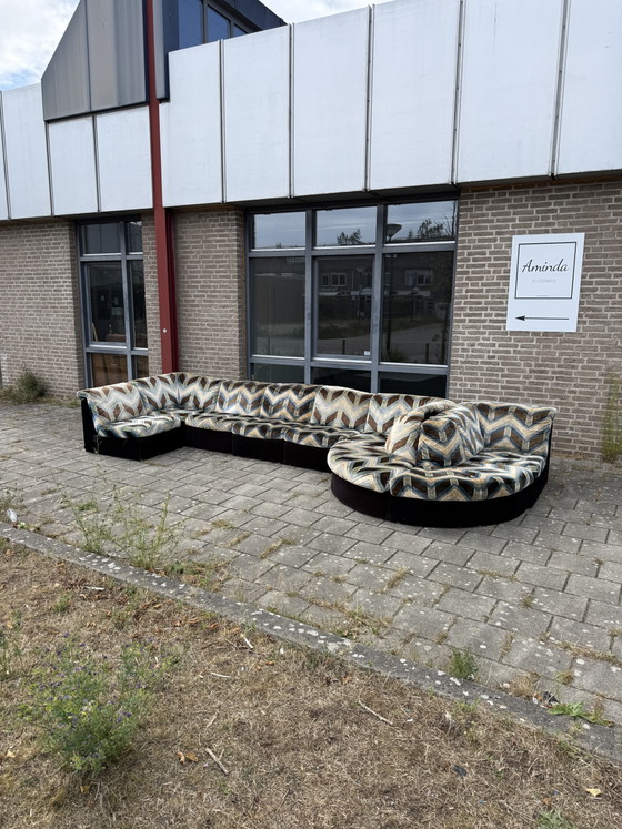 Vintage XL 9-piece modular sofa, Laauser ‘80 – Wood, Metal (photo 13 of 15)
