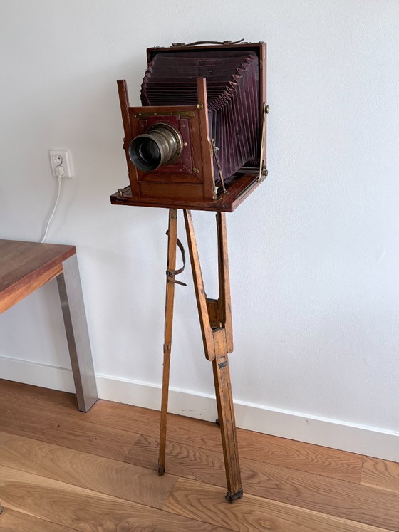 Image 1 of Antike Marion & Co „Perfection“-Kamera mit Emil-Busch-Objektiv (ca. 1890)