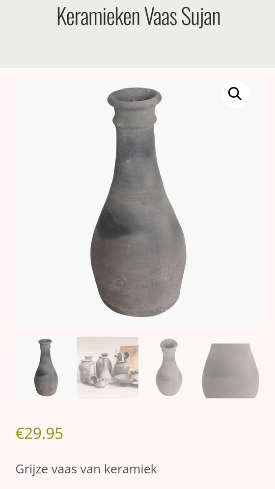 Image 1 of 3 vasi di Raw Materials Amsterdam