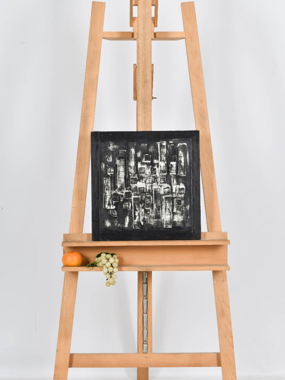 Image 1 of Helen Nieuwendijk (1946) - Esperienza - 2017 - Tecnica mista su pannello - 36 x 36 cm