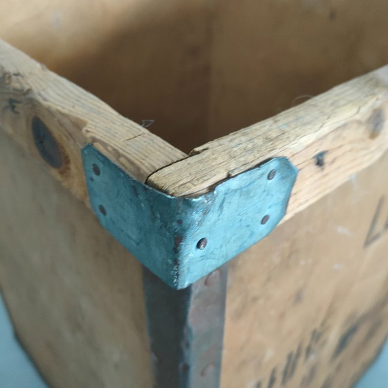 Image 1 of Vintage/Antieke Theekist Opbergkist Showkist Bijzettafel Plantenkist