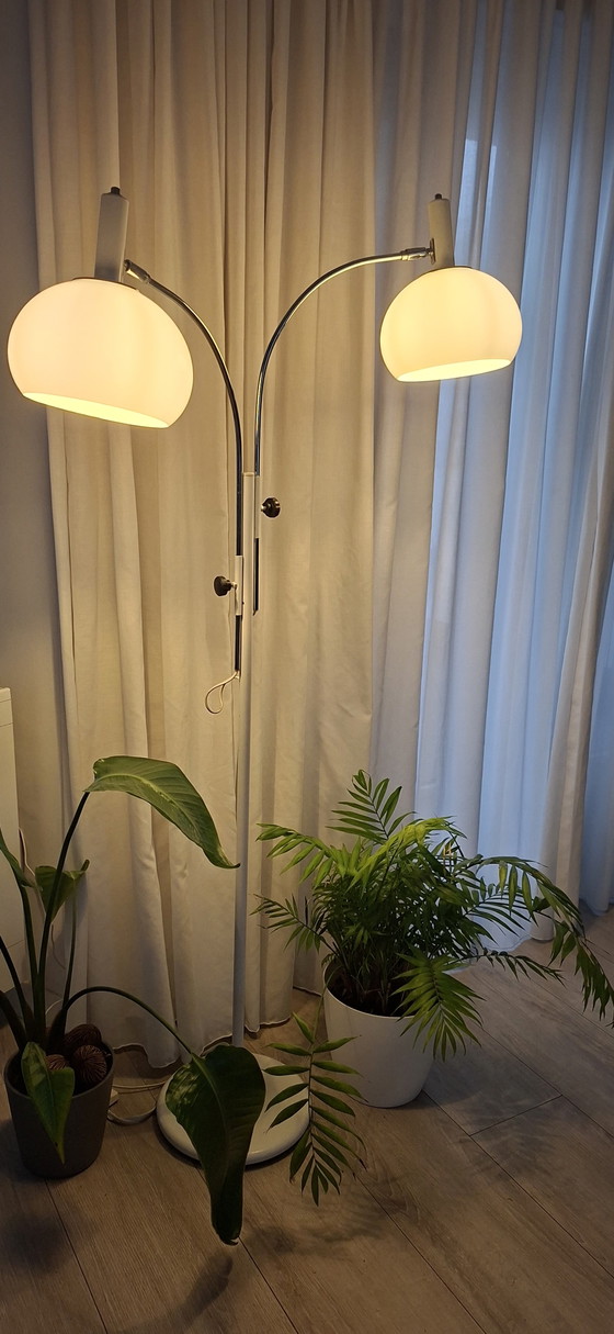 Dijkstra Vloerlamp Zeldzaam Model. – Dijkstra Lampen, Vloerlampen, Metal, Plastic (photo 11 of 11)