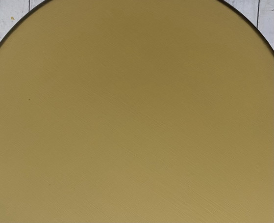 Sgabello vintage in cromo, Tavolini, Legno, Giallo (foto 5 di 6)