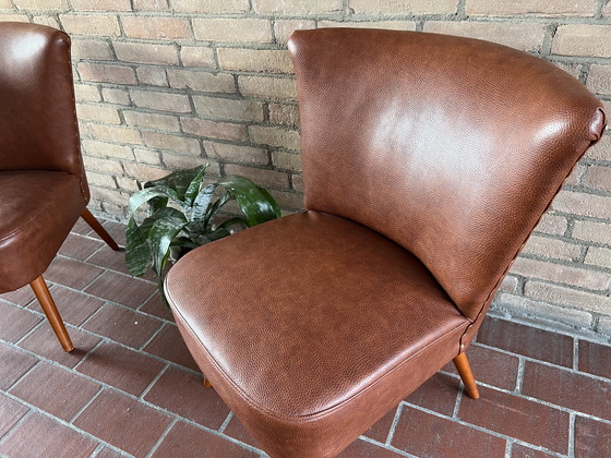 Image 1 of 2x Mid-Century Cocktail Chairs