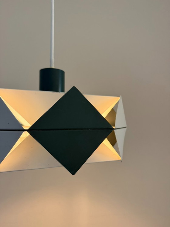 Vintage rare Preben Dahl Symfoni - Hans Folsgaard - Danish design lamp – Pendant lamps, Metal (photo 6 of 13)
