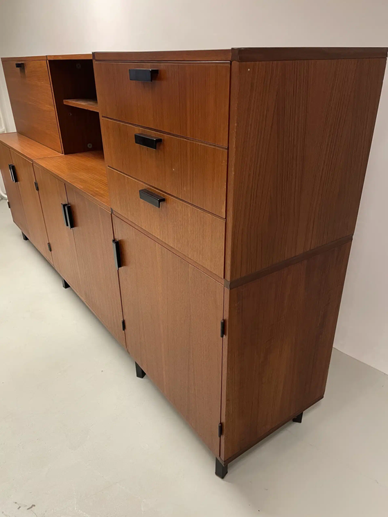 Image 1 of Teak highboard/sideboard by Cees Braakman for Pastoe.