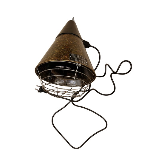 Image 1 of Lampada a sospensione industriale, riscaldamento, Narva Leuchen, Germania, anni '70