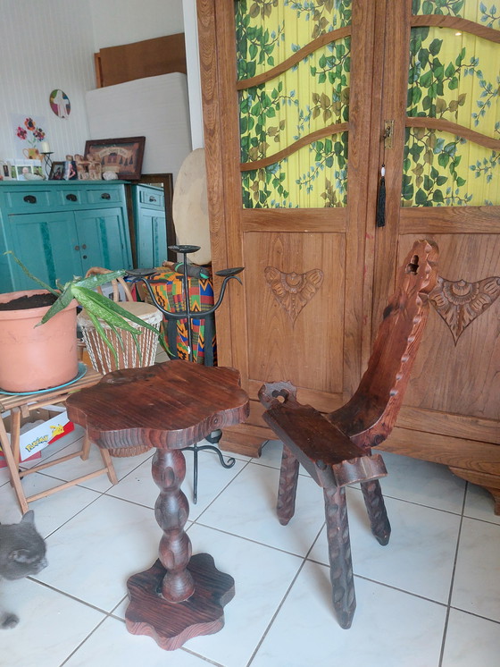 Image 1 of Chaise de maternité espagnole vintage