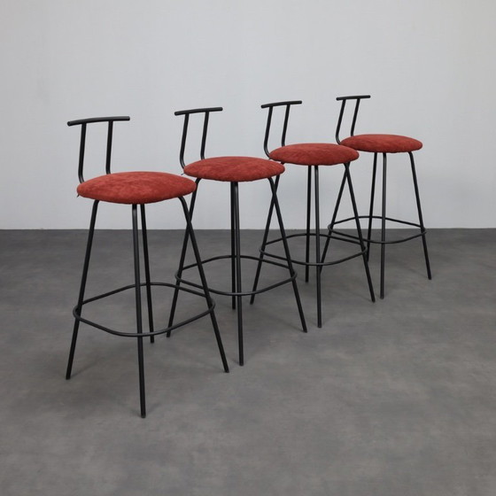 Image 1 of 4x Barstool Pi by Richard Hutten for Puik Design
