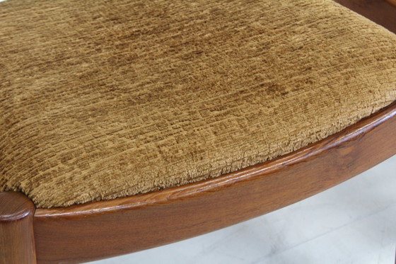 Image 1 of Set di 6 sedie da pranzo vintage danesi Niels Koefoed in teak degli anni '60